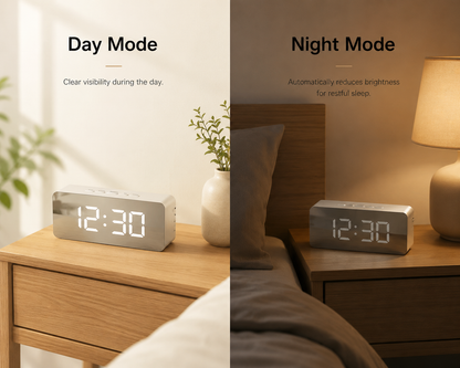 Mellowa Digital Alarm Clock