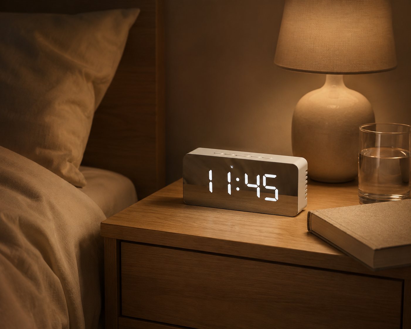 Mellowa Digital Alarm Clock
